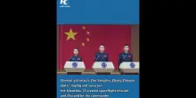 Cina, presentato l'equipaggio della missione Shenzhou-23