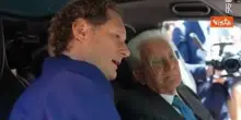 Mattarella sale a bordo della nuova Ferrari Luce al Quirinale