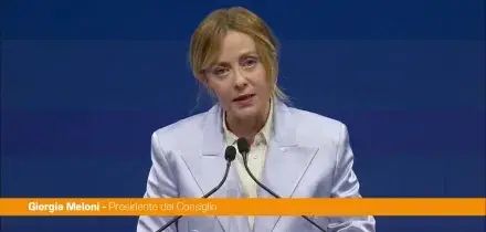 Meloni "Chiediamo che l'Europa faccia meno e lo faccia meglio"
