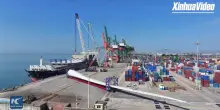 Cina, pale eoliche da 107 metri "Made in China" salpano da Fuzhou verso l'Europa