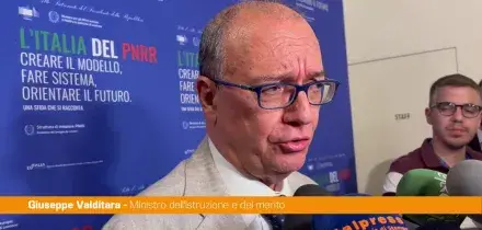 Valditara "Per la prima volta la dispersione scolastica &egrave; sotto la media Ue"