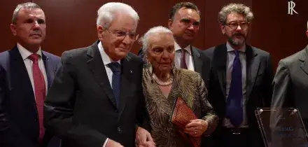 Mattarella a cerimonia intitolazione sale Centro Congressi ABI a Barucci e Sella