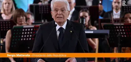 Mattarella "Nella Costituzione ripudio guerra e condivisione della sovranit&agrave;"