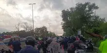 Roma, solito caos: pioggia di alberi sulle strade e in tangenziale per la bomba d'acqua