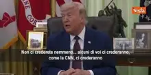 Trump: La Cnn &egrave; un'organizzazione corrotta con giornalisti corrotti