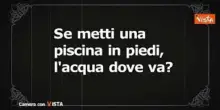 'Se metti in piedi una piscina la adagi sul lato corto' Camera con Vista La7 di Alexander Jakhnagiev