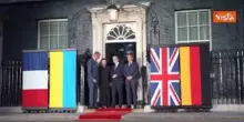 Zelensky a Londra a Downing Street per vertice con Starmer Macron e Merz