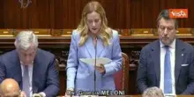 Meloni su guerra Iran: Sosteniamo altalenante dialogo Usa-Iran