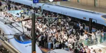 Cina, record di viaggi ferroviari nei primi cinque mesi del 2026