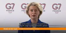 G7, von der Leyen "Dobbiamo collaborare sulle materie prime critiche"