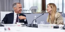 G7, Meloni incontra Carney &ldquo;Lavorare a un accordo quadro Italia-Canada&rdquo;