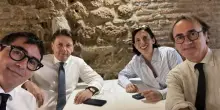 Foto del campo largo. Renzi escluso: "Io arrabbiato? No, quella &egrave; la sinistra-sinistra"