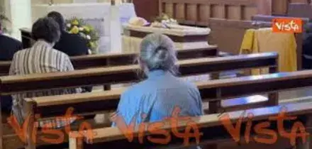 Camera ardente del Cardinal Ruini nella Cappella del Seminario Romano, immagini