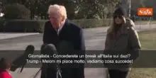 Trump nel 2025: Dazi all'Italia? Meloni mi piace molto, vediamo