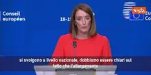 Metsola: Accelerare su allargamento a Ucraina e Moldova, &egrave; un investimento geopolitico