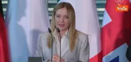Guerra Ucraina, Meloni: Pace non &egrave; possibile se non continuiamo a sostenere Kiev