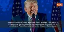 Trump al Monte Rushmore: Identit&agrave; Usa sotto nuovo attacco. Non saremo mai un Paese comunista