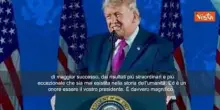Trump: Siamo il Paese pi&ugrave; potente della terra e, per grazia di Dio, quello di maggior successo
