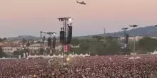 Ultimo arriva in elicottero, lo show di Roma-Tor Vergata pu&ograve; iniziare