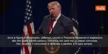 250esimo Usa, Trump: Comunismo un cancro, una minaccia per la libert&agrave; americana