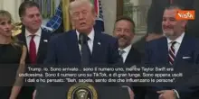 Trump: Su Tik Tok sono il numero uno, mentre Taylor Swift &egrave; undicesima