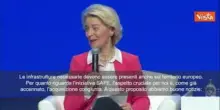 Von der Leyen a vertice Nato: 100 miliardi per la difesa europea con accordi Safe in 10 Paesi