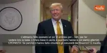 Trump: Sono minacciato continuamente da Iran, il primo della lista. E con me anche voi cronisti