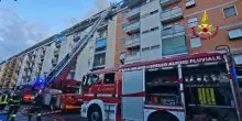 Incendio in appartamento a Milano, una vittima