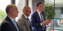 A Londra un nuovo desk dell'Italpress con corner tv