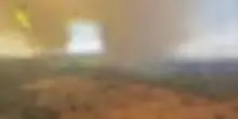 Le immagini aeree dell'enorme incendio in Spagna