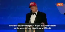 Trump alla cena con i corrispondenti: &Egrave; stata peggio di quanto mi aspettassi