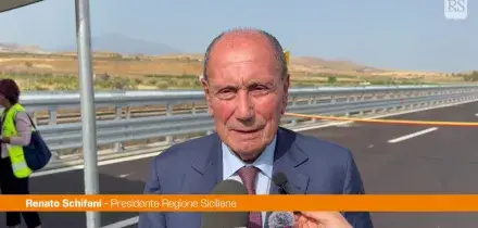 A19, aperto nuovo viadotto. Schifani "Manteniamo gli impegni con i siciliani"