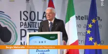 Mattarella a Pantelleria "Qui per esprimere affetto degli italiani per l'isola"