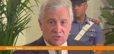 Tajani "No a riconoscimento demagogico o fittizio dello Stato Palestinese"
