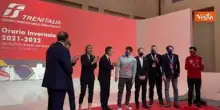 Addio Franco Baresi, eccolo nel 2021 con Vieri e Ferrara a presentazione Orari invernali Trenitalia