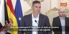 Migranti a Ceuta, Sanchez: Impiegheremo tutte le risorse dello Stato per sicurezza dei cittadini