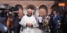 Funerali di Don Antonio Mazzi nella Basilica di Sant'Ambrogio a Milano, immagini