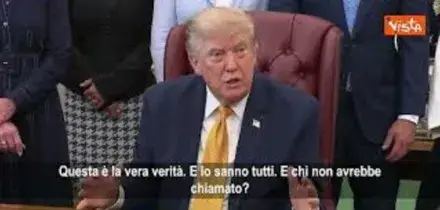 Trump su negoziati con l'Iran: Voglio dargli un ultima chance prima della decapitazione