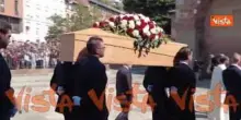 L'arrivo del feretro di Baresi nella Basilica di Sant'Ambrogio a Milano