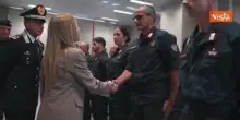 No Tav, Meloni visita la caserma Palidoro e incontra i Carabinieri feriti negli scontri