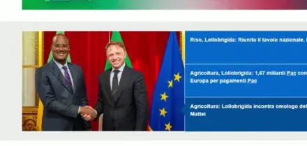 Agricoltura, Italia e Senegal rafforzano il partenariato