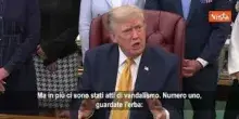 Trump: Atti vandalici alla Reflecting Pool Rovinato il prato con sostanze chimiche