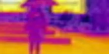 Ondata di caldo in Corea del Sud: Seoul vista tramite una termocamera