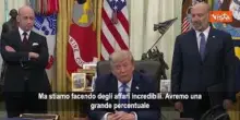 Trump: Avremo fetta di mercato dei microchip prima che io lasci la carica, cio&egrave; tra molto tempo