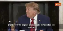 Tavolo rotonda minatori Usa, Trump riceve dell'oro: Molto prezioso, la gente non lo sa