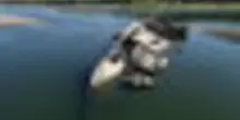 Il Danubio in siccit&agrave; porta alla luce relitti di una flotta nazista