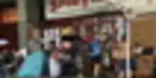Spin Time, gli sfollati sotto il temporale