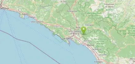 Scossa di terremoto di magnitudo 3.7 in provincia Massa e Carrara, nessun danno