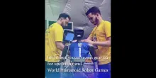 Cina, squadre internazionali di calcio robotico si scaldano per Giochi mondiali