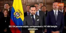 Terremoto Colombia, Presidente De La Espriella: Oltre 260mila persone colpite e 314 vittime